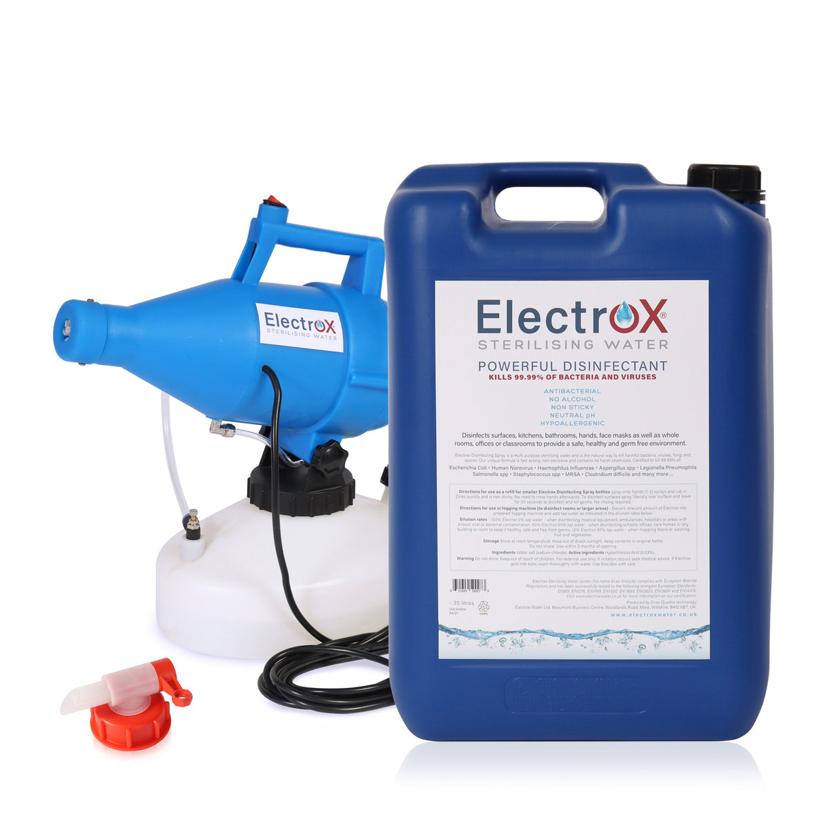 Electrox Fogger & Refill bundles Electrox Water